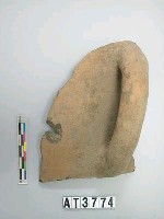 藏品(灰褐色細砂陶把)的圖片